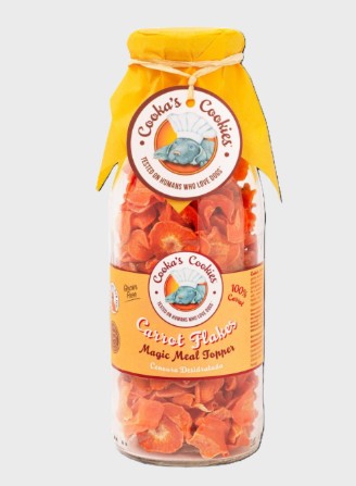 Air dried carrot chips