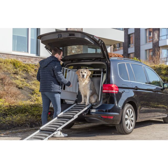 Drievoudige telescoop loopplank